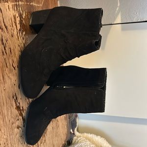 Black booties size 9